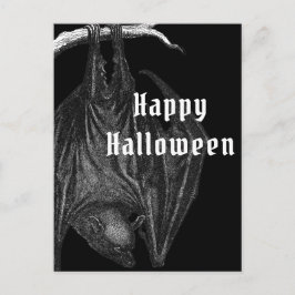 ゴシックコウモリ ハッピーハロウィン ポストカード