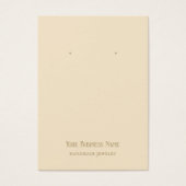 ゴシックゴシックスカル花イヤリングディスプレイカード (正面)