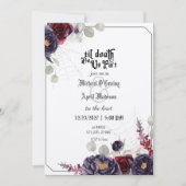 ゴシックゴシックダーク結婚式招待状 招待状 (正面)