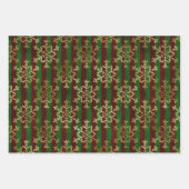 ゴシックゴールデン雪 ラッピングペーパーシート (正面3)