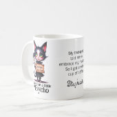ゴシックサイコかわいい猫と斧 コーヒーマグカップ (正面左)