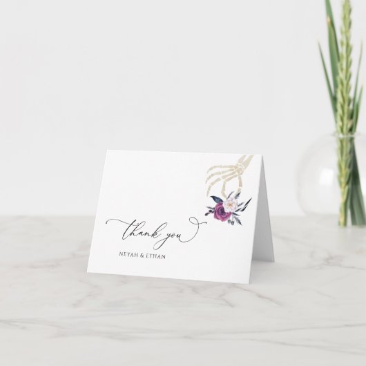 ゴシックサンキューダーク結婚のハロウィーンカードN100 カード (正面)