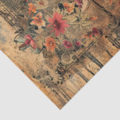 ゴシックシナ古い紙のデコページ 薄葉紙 (詳細)