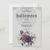 ゴシックシンプルハローウィンパーティ 招待状 (正面)