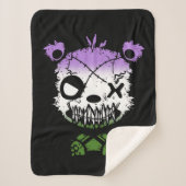 ゴシックジェンダークエアプライド旗色クマ シェルパブランケット (正面)