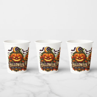 ゴシックジャックオランタン ハロウィン 紙コップ