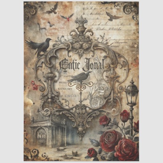 ゴシックジャンクジャーナルシリーズデザイン16 薄葉紙 (正面)