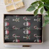 ゴシックジョイスカルクリスマスホリデーティッシュペーパー 薄葉紙 (ギフト)