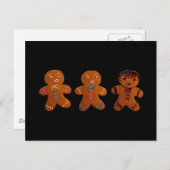 ゴシックジンジャーブレッドマン ポストカード (正面/裏面)