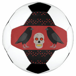ゴシックスカルとガーディアンラヴェンスハロウィーン サッカーボール