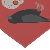 ゴシックスカルとガーディアンラヴェンスハロウィーン ショートテーブルランナー (コーナー)