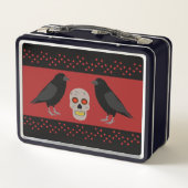 ゴシックスカルとガーディアンラヴェンスハロウィーン メタルランチボックス (裏面)