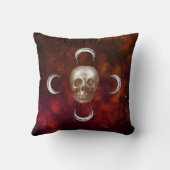 ゴシックスカルとムーンシテリア クッション (裏面)