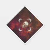 ゴシックスカルとムーンシテリア スタンダードランチョンナプキン (角)