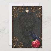 ゴシックスカルとレイヴン。 セーブザデート (裏面)