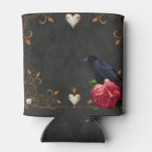 ゴシックスカルとレイヴン。 缶クーラー (裏面)