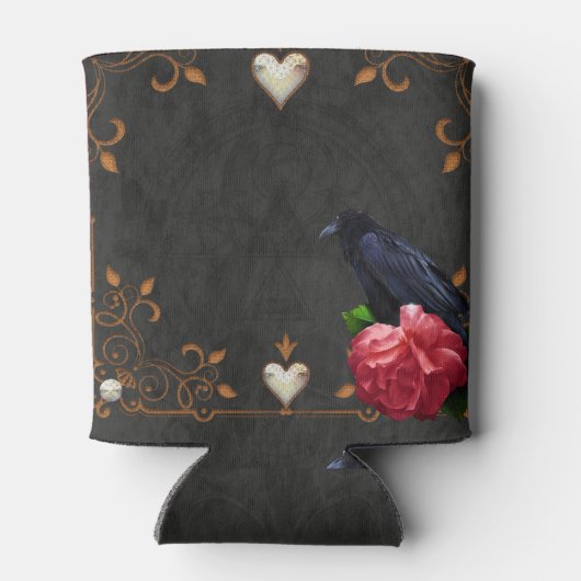 ゴシックスカルとレイヴン。 缶クーラー (裏面)