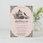 ゴシックスカルと与えバラ感謝してい友好 招待状 (スタンド正面)