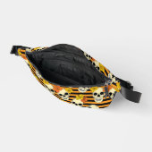 ゴシックスカルと花フローラハロウィーン ファニーパック (見開き)