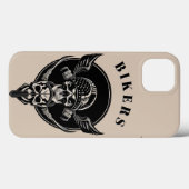 ゴシックスカルの複雑な詳細 Case-Mate iPhoneケース (裏面 (横))