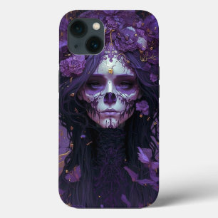 ゴシックスカルウィメンダークファンタジーアート iPhone 13ケース