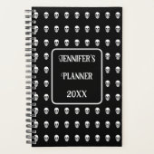 ゴシックスカルエレガント2025 プランナー手帳 (正面)