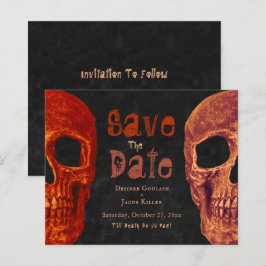 ゴシックスカルオレンジブラックバジェット日付の保存