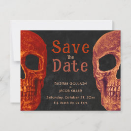 ゴシックスカルオレンジブラック日付予算の保存