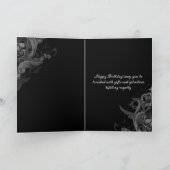 ゴシックスカルキング:ダークバロック地方誕生日 カード (内部)