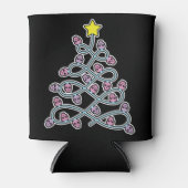 ゴシックスカルクリスマスツリーコージー 缶クーラー (正面)
