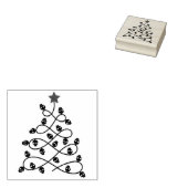 ゴシックスカルクリスマスツリースタンプ ラバースタンプ (押印)