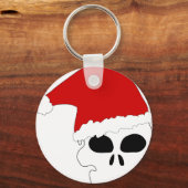 ゴシックスカルクリスマス キーホルダー (正面)