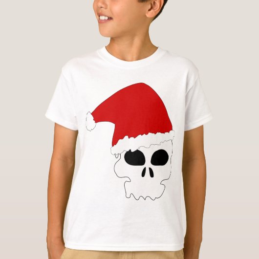 ゴシックスカルクリスマス Tシャツ (正面)