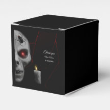 ゴシックスカルスパイダーキャンドル – ダークムーディハロウィーン