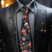 ゴシックスカルタコ触手珊瑚礁 ネクタイ