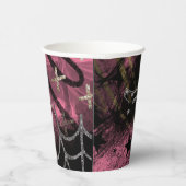 ゴシックスカルハロウィンスウィート16バースデーパーティー 紙コップ (右)