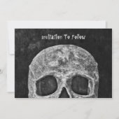 ゴシックスカルハロウィーン保存日 セーブザデート (裏面)