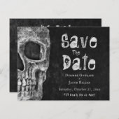 ゴシックスカルハロウィーン日付予算を保存 (正面/裏面)