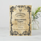 ゴシックスカルハローウィンパーティ 招待状 (スタンド正面)