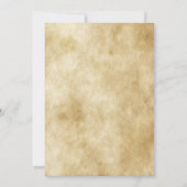 ゴシックスカルハローウィンパーティ 招待状 (裏面)