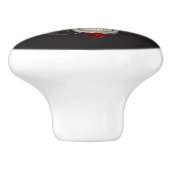 ゴシックスカルバラとレイヴン セラミックノブ (側面)