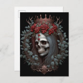 ゴシックスカルバラクラウンゴシック ポストカード (正面/裏面)