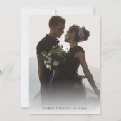 ゴシックスカルバラ写真 |の結婚サンキューカード サンキューカード (裏面)