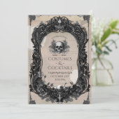 ゴシックスカルバラ大人の衣装カクテルパーティー 招待状 (スタンド正面)