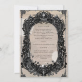 ゴシックスカルバラ大人の衣装カクテルパーティー 招待状 (裏面)