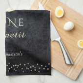 ゴシックスカルバラ パーソナライズされた キッチンタオル (四つ折り)