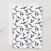 ゴシックスカルパーティーハローウィンパーティ 招待状 (裏面)