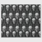 ゴシックスカルビクトリアンバロック紙 ラッピングペーパー (フラット)