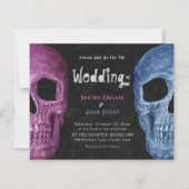 ゴシックスカルピンクブルーハロウィン結婚ズバジェット (正面)