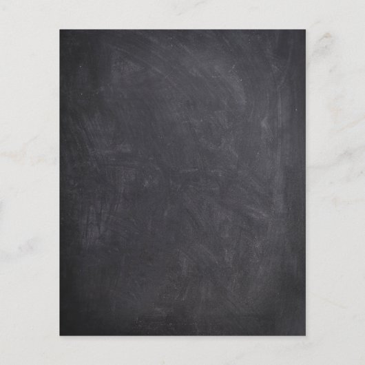 ゴシックスカルフローラハロウィーン結婚式招待状 (裏面)